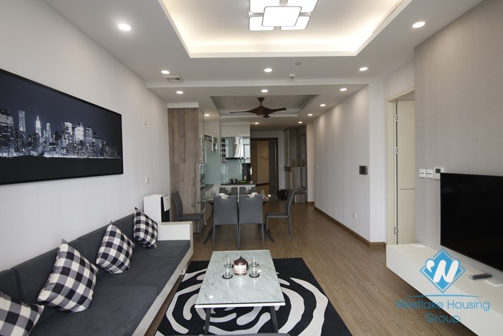 A three-bedroom apartment on the high-rise complex Sun Grand, Thuy Khue
